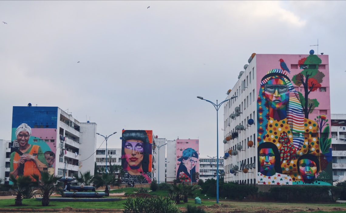 Wall art Casablanca, Muraille