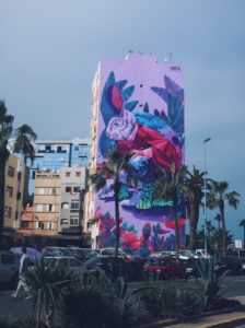 Wall art Casablanca, Muraille
