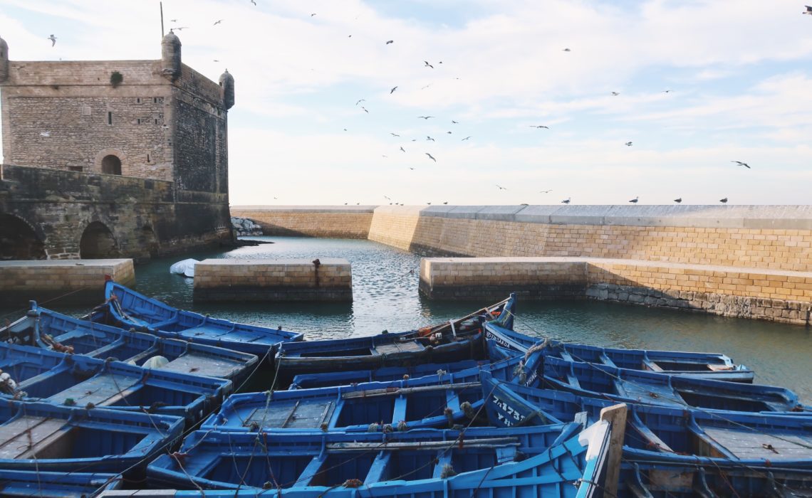 Port d'Essaouira, bateaux