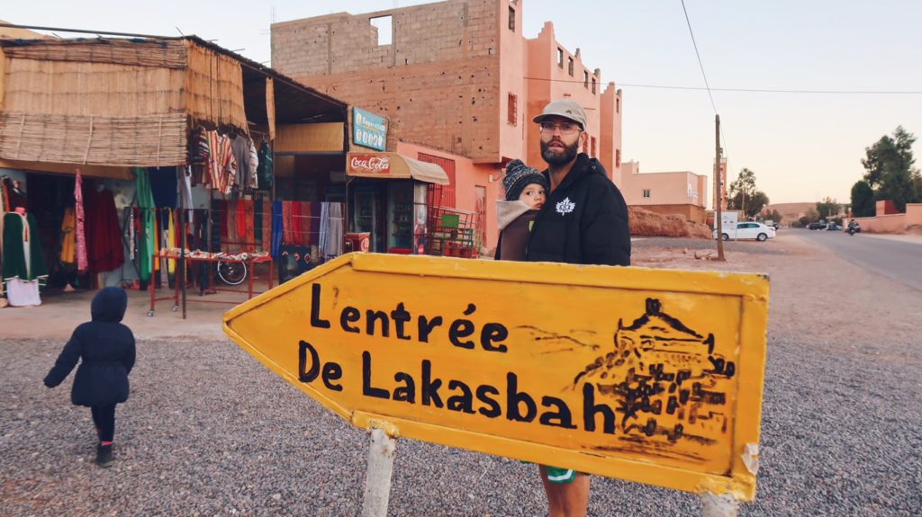 Voyage au Maroc Aït Ben Haddou, l'entrée de la Kasbah
