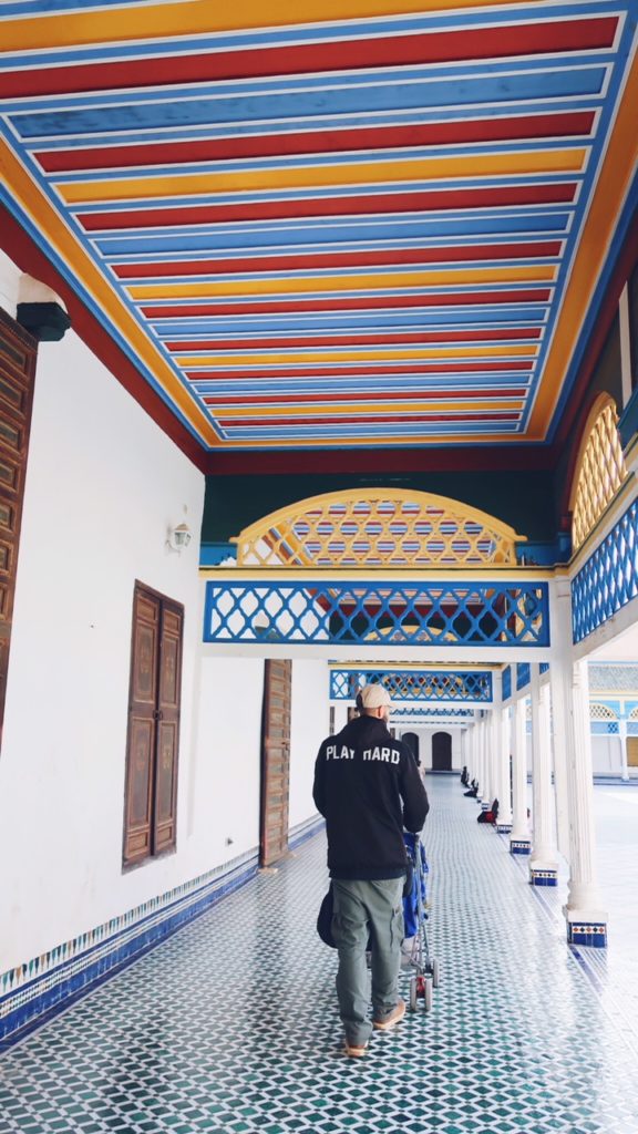 Voyage au Maroc Marrakech palais de bahia couloir