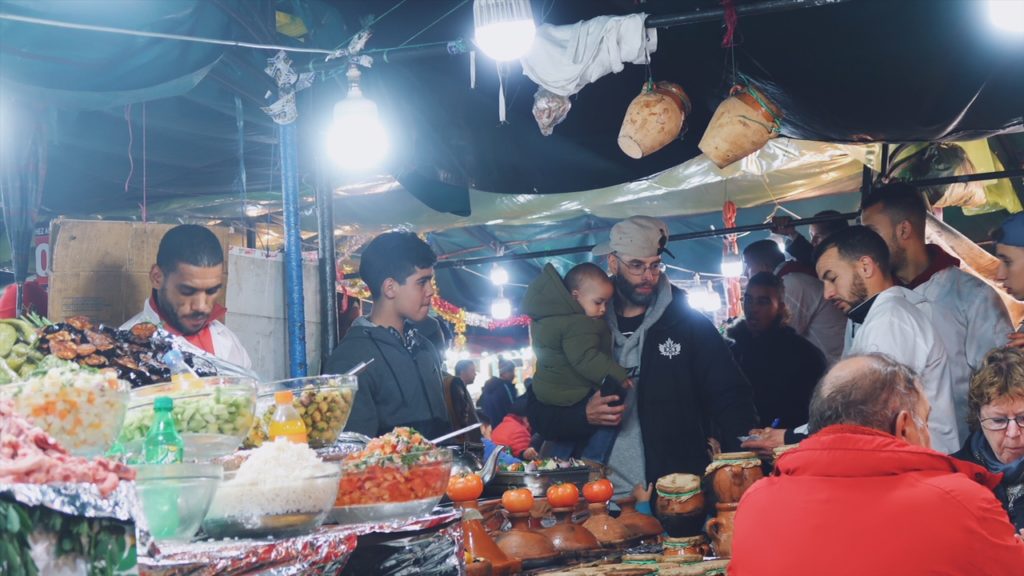 Voyage au Maroc Marrakech restaurant échoppe place jamaa el-fna