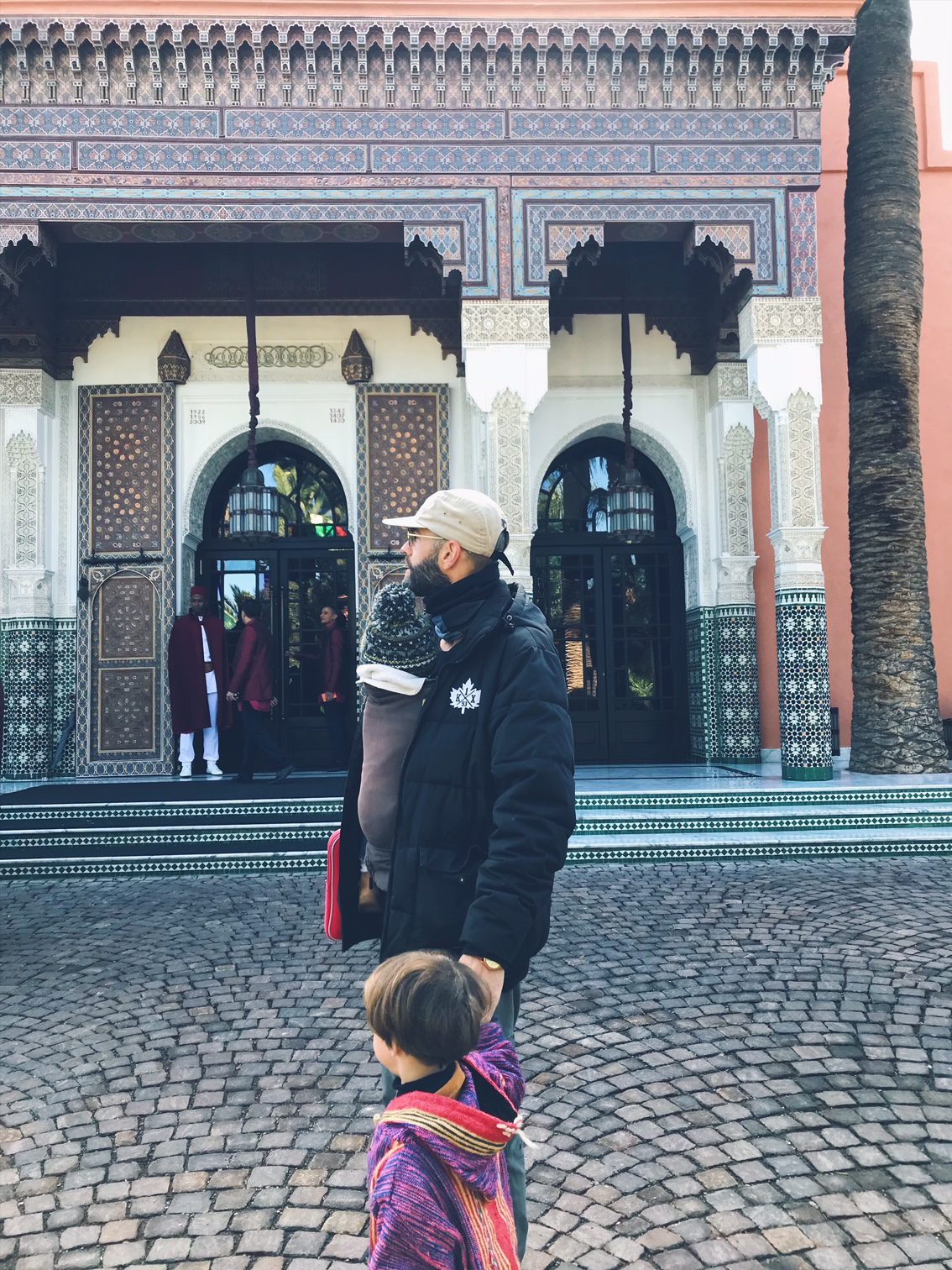 Voyage au Maroc Marrakech l'entrée de la mamounia