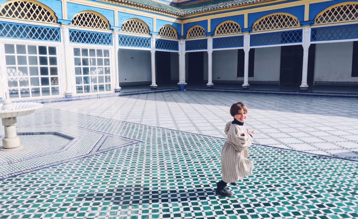 Voyage au Maroc Marrakech la course dans le palais de bahia