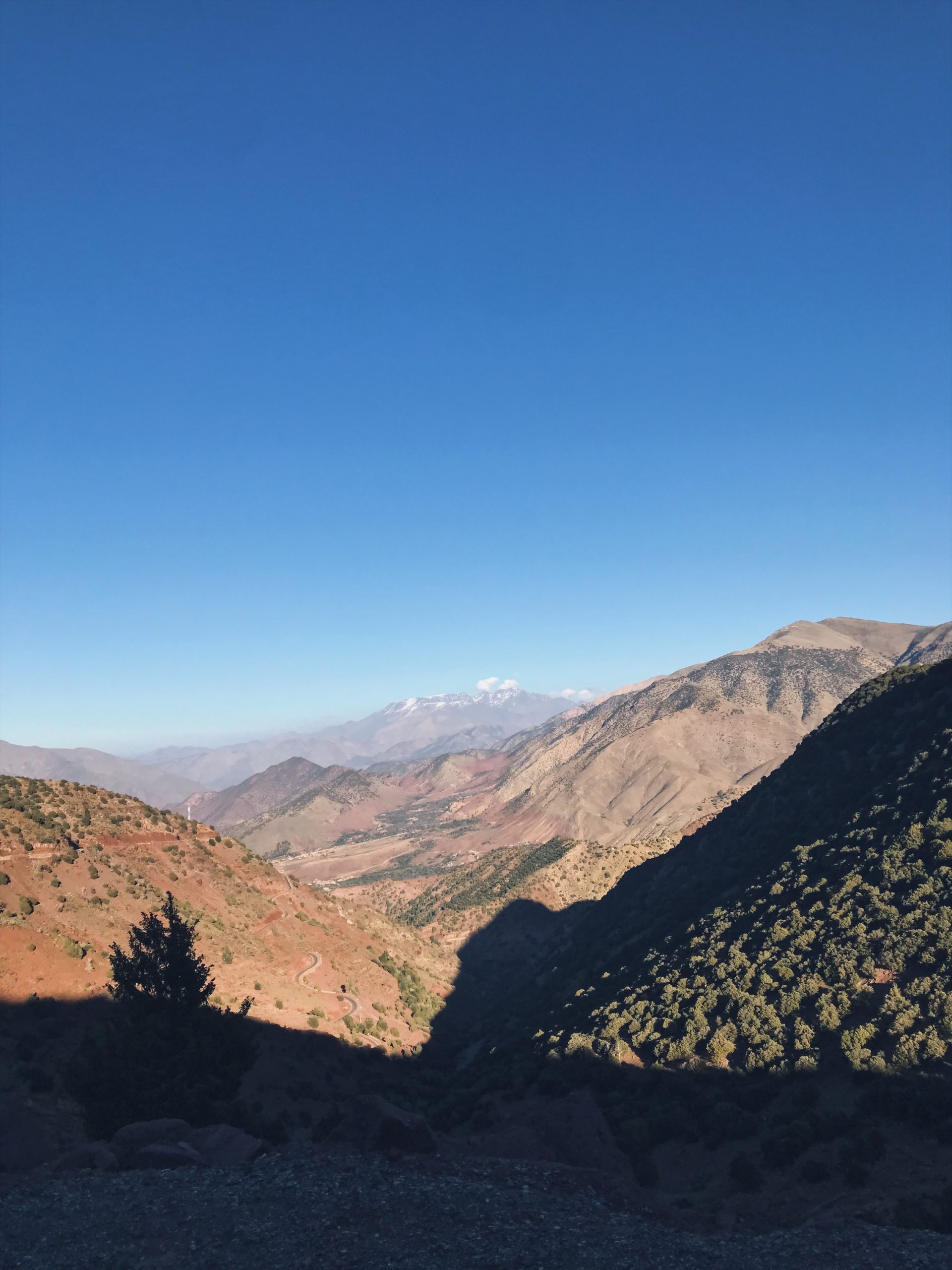 Voyage au Maroc Tizi-n-Test vue panoramique Toubkal