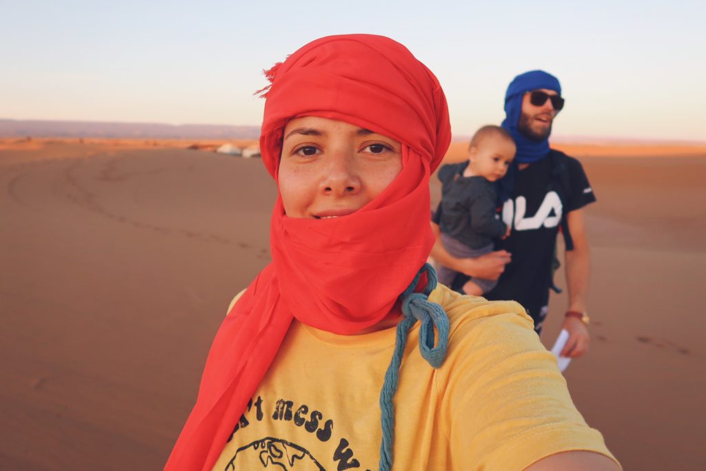 Voyage au Maroc Desert Sahara Erg Chegaga en famille