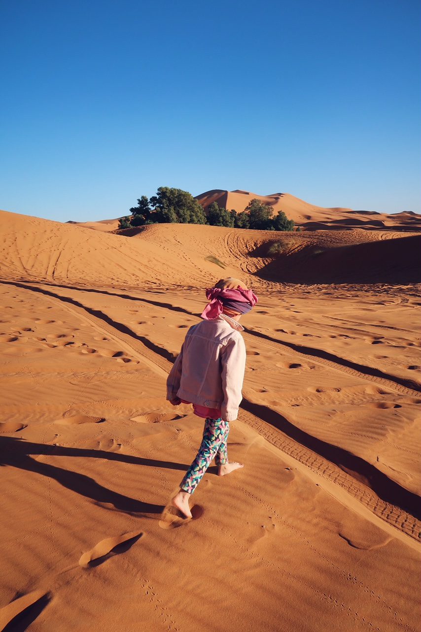Voyage au Maroc ballade dans le désert de Sahara Merzouga