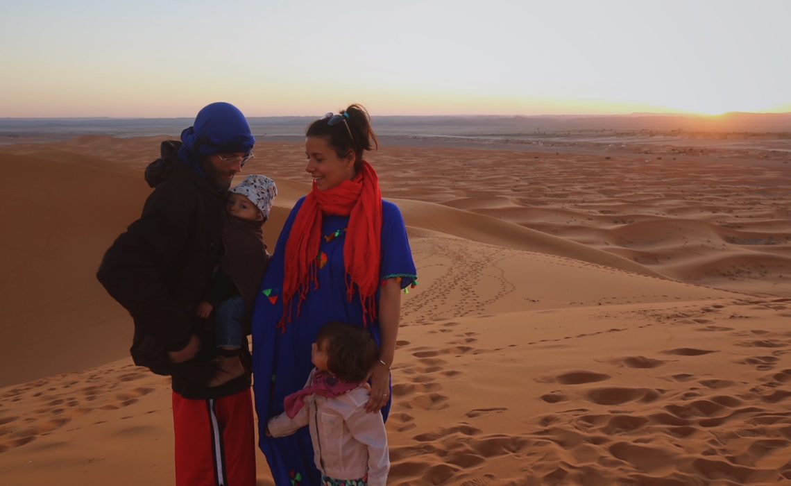 Voyage au Maroc désert de Sahara Merzouga avec la famille