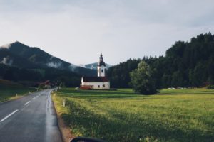 Une église en Slovénie